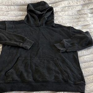 Girl’s faded black hoodie